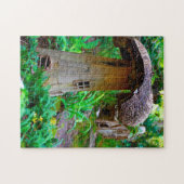 Waar Leprechauns of waar de kleine mensen wonen. Legpuzzel (Horizontaal)