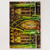 Waar Leprechauns of waar de kleine mensen wonen. Legpuzzel (Verticaal)