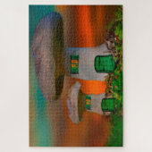 Waar Leprechauns of waar de kleine mensen wonen. Legpuzzel (Verticaal)