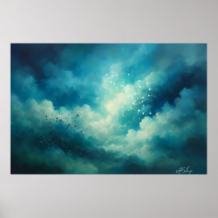 Waar Licht Ademende Abstracte Kunst Poster