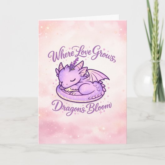 Waar Liefde Groeit Bloeien Draken Kaart (Voorkant)