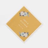 Waar liefde groeit bruiloft servet (Hoek)