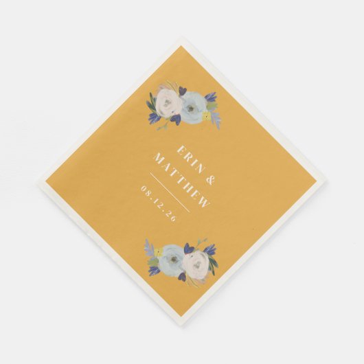 Waar liefde groeit bruiloft servet (Hoek)