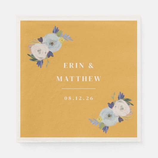 Waar liefde groeit bruiloft servet (Voorkant)