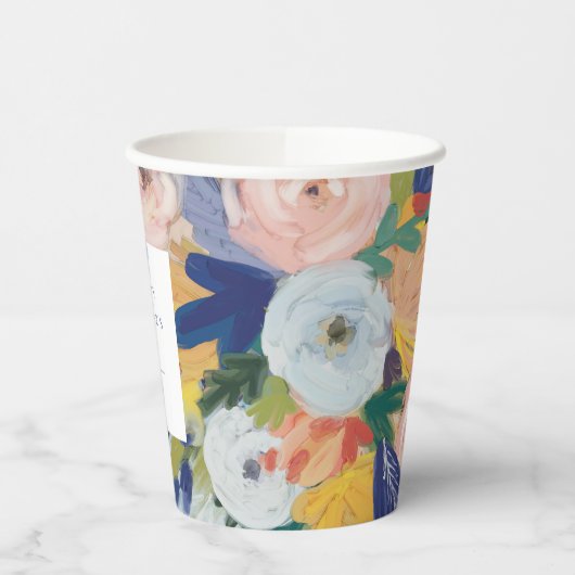 Waar liefde Moederdag groeit Papieren Bekers (Links)