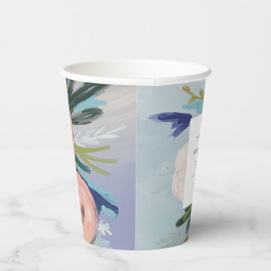 Waar liefde Moederdag groeit Papieren Bekers (Rechts)