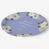 Waar liefde Moederdag groeit Papieren Bordje (Gekanteld)