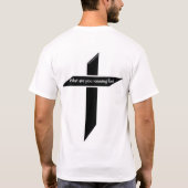 Waar loop je voor? t-shirt (Achterkant)