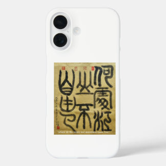 Waar lopen de rivieren en de bergen vrij rond? iPhone 16 hoesje