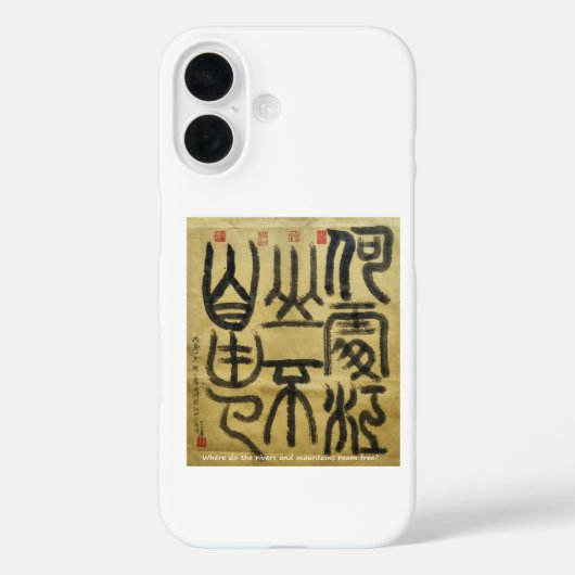 Waar lopen de rivieren en de bergen vrij rond? Case-Mate iPhone case (Achterkant)