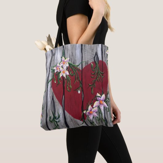 Waar Love Canvas tas groeit (Dichtbij)