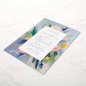 Waar Love Moederdag Brunch groeit Folie Uitnodiging (Gedraaid)