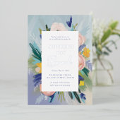 Waar Love Moederdag Brunch groeit Folie Uitnodiging (Staand Voorkant)