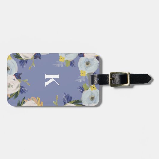 Waar Love Monogram groeit Bagagelabel (Voorkant horizontaal)