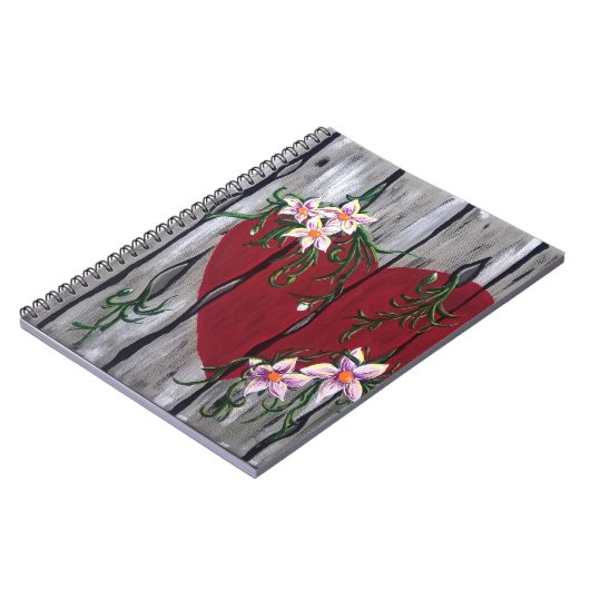 Waar Love Spiral Notebook groeit Notitieboek (Linkerzijde)