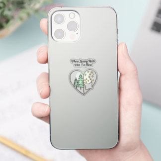 Waar luxe samenkomt met wilde glampingstijl sticker