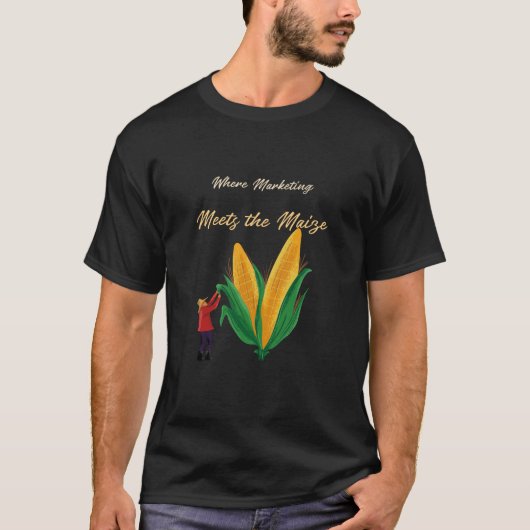 Waar marketing de maïs ontmoet t-shirt (Voorkant)