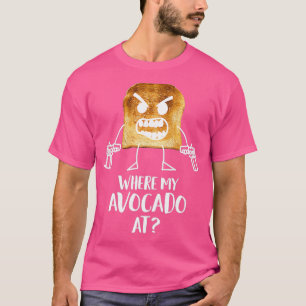 Waar mijn advocaat in Toast vegetariër Gekke G T-shirt