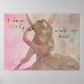 Waar mijn hart is | Liefde Poster (Voorkant)