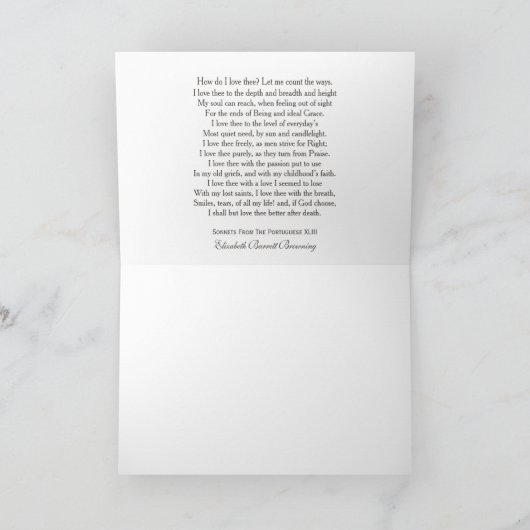 Waar mijn hart is | Love Browning Quote Card Kaart (Binnen)