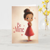 Waar mijn hart rust Valentijnskaart Kaart (Gele Bloem)