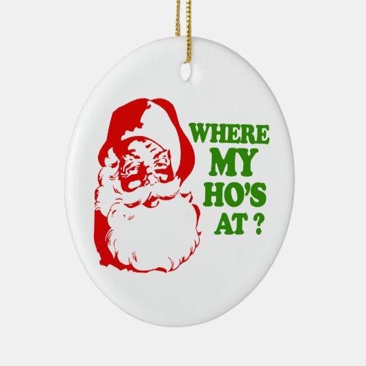 Waar mijn Ho op 2 is Keramisch Ornament (Rechts)