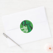 WAAR MIJN HOOGTE RONDE STICKER (Envelop)