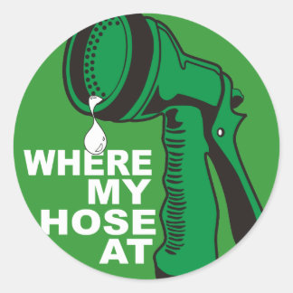 WAAR MIJN HOOGTE RONDE STICKER