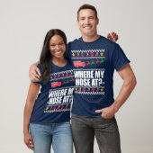 WAAR MIJN HUIS OP FIREFIGHTER OOIT kerstthema T-shirt (Unisex)