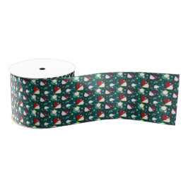 Waar mijn kabouters bij? Holiday Gnome Green Chris Grosgrain Lint