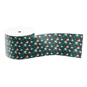 Waar mijn kabouters bij? Holiday Gnome Green Chris Grosgrain Lint