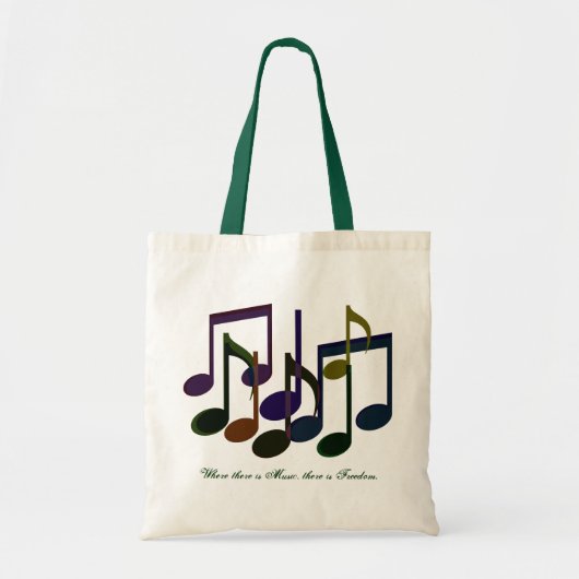 Waar muziek is tote bag (Voorkant)
