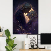 Waar onze licht de sterren ontmoet poster (Thuiskantoor)