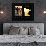 Waar onze reis begon met een minnesota bruiloft fo folie afdrukken<br><div class="desc">'Waar onze reis begon' trouwkoppel met de staatskaart en het design van de foto's met beweegbaar hart naar de locatie van je bruiloft of een andere gedenkwaardige gelegenheid. Als u de hartlocatie wilt verplaatsen, klikt u op Personaliseren en vervolgens op Aanpassen en sleept u het hart naar de locatie van...</div>