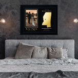 Waar onze reis begon met een Mississippi bruiloft  Folie Afdrukken<br><div class="desc">'Waar onze reis begon' trouwkoppel met de staatskaart en het design van de foto's met beweegbaar hart naar de locatie van je bruiloft of een andere gedenkwaardige gelegenheid. Als u de hartlocatie wilt verplaatsen, klikt u op Personaliseren en vervolgens op Aanpassen en sleept u het hart naar de locatie van...</div>