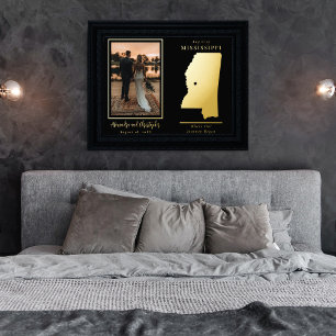Waar onze reis begon met een Mississippi bruiloft  Folie Afdrukken