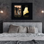 Waar onze reis begon met Maine Wedding Foto Folie Afdrukken<br><div class="desc">'Waar onze reis begon' trouwkoppel met de staatskaart en het design van de foto's met beweegbaar hart naar de locatie van je bruiloft of een andere gedenkwaardige gelegenheid. Als u de hartlocatie wilt verplaatsen, klikt u op Personaliseren en vervolgens op Aanpassen en sleept u het hart naar de locatie van...</div>