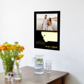 Waar onze reis begon met Montana bruiloft foto Folie Afdrukken (Laag (Keuken))