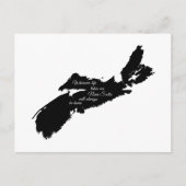 Waar ook - Nova Scotia zal altijd thuis zijn Briefkaart (Voorkant)