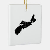 Waar ook - Nova Scotia zal altijd thuis zijn Keramisch Ornament (Rechts)