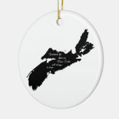 Waar ook - Nova Scotia zal altijd thuis zijn Keramisch Ornament (Links)