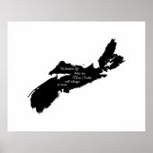 Waar ook - Nova Scotia zal altijd thuis zijn Poster (Voorkant)