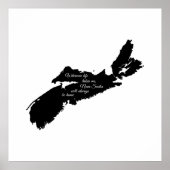 Waar ook - Nova Scotia zal altijd thuis zijn Poster (Voorkant)