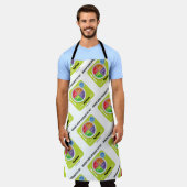 Waar past Dessert in? MyPlate Humor Schort (Gedragen)