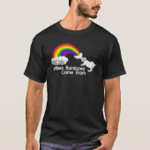 Waar regenbogen afkomstig zijn van t-shirts (Voorkant)