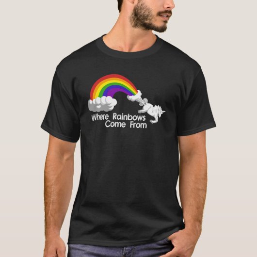 Waar regenbogen afkomstig zijn van t-shirts (Voorkant)