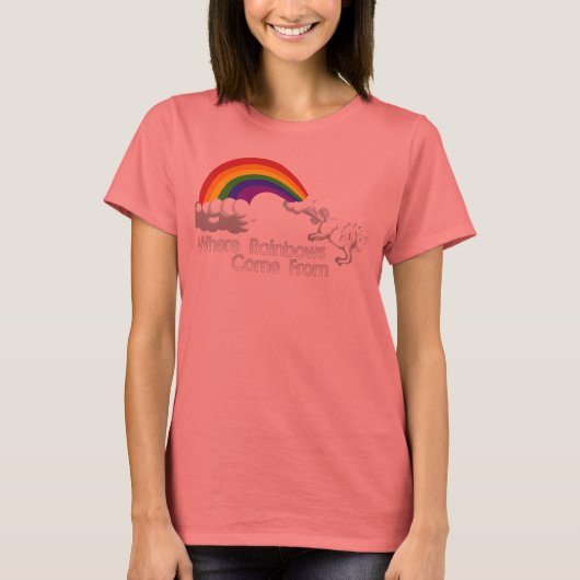 Waar regenbogen afkomstig zijn van t-shirts (Voorkant)
