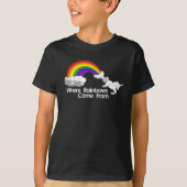 Waar regenbogen afkomstig zijn van t-shirts (Voorkant)