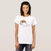 Waar regenbogen vandaan komen t-shirt (Voorkant volledig)
