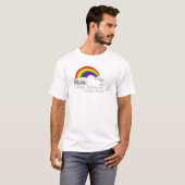Waar regenbogen vandaan komen t-shirt (Voorkant volledig)